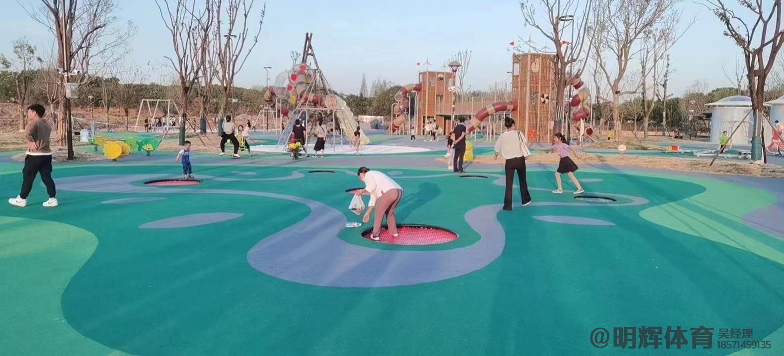 鄂州公园跑道是用什么材料做成的